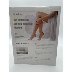 Laser Hair Removal Dr. Raderm Ice Sensation IPL Hair Removal Device